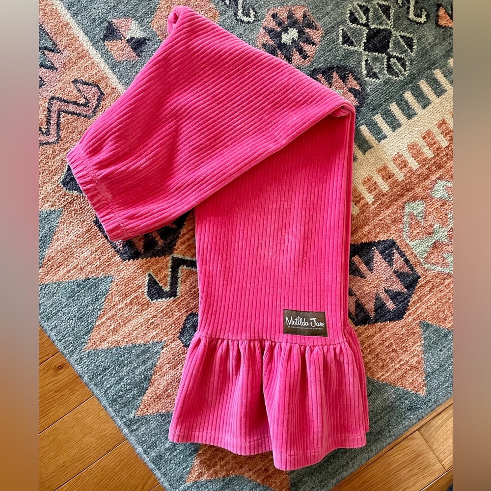 Matilda Jane Velour Ribbed Ruffles size 12